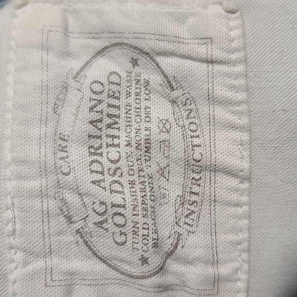 ADRIANO GOLDSCMIED Distressed Light Wash Ex-Boyfriend Denim Shorts Size 28 - Picture 5 of 16